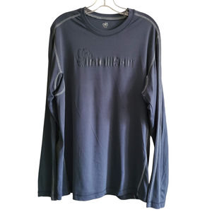 ALO YOGA x INTELLISKIN Logo‎ Long Sleeve Crew Neck Activewear Tech Tee Men's XL